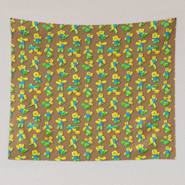 Item preview, Roblox Character Design Seamless Pattern Art designed and sold by Kubala Designs.