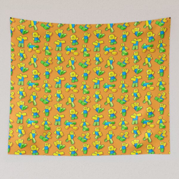 Item preview, Roblox Character Design Seamless Pattern Art designed and sold by Kubala Designs.