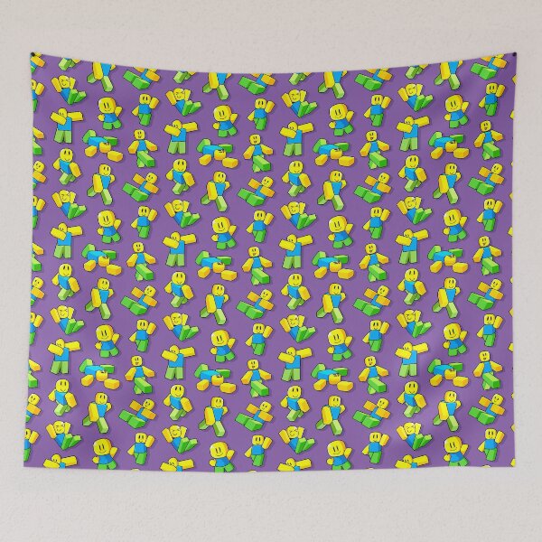 Item preview, Roblox Character Design Seamless Pattern Art designed and sold by Kubala Designs.