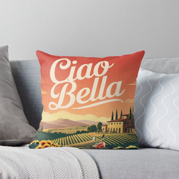 Item preview, Ciao Bella – Vintage Italian Countryside Ride Poster designed and sold by EmeraldeaArt.