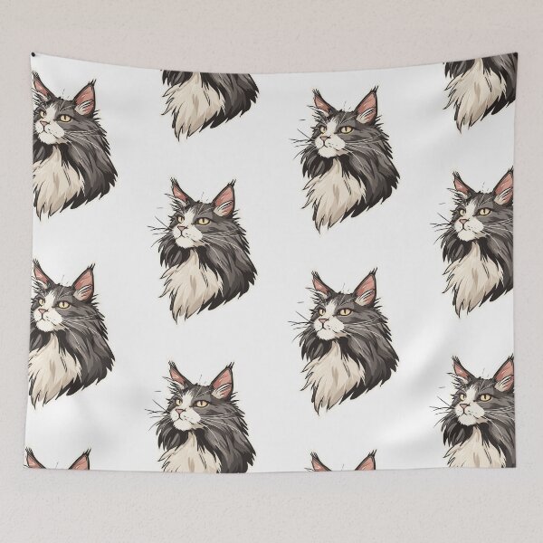 Item preview, Norwegian Forest Cat designed and sold by bapupa.