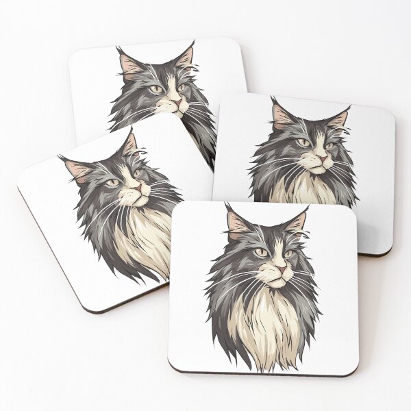 Item preview, Majestic Norwegian Forest Cat designed and sold by bapupa.