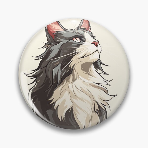 Item preview, Wild Norwegian Forest Cat designed and sold by bapupa.