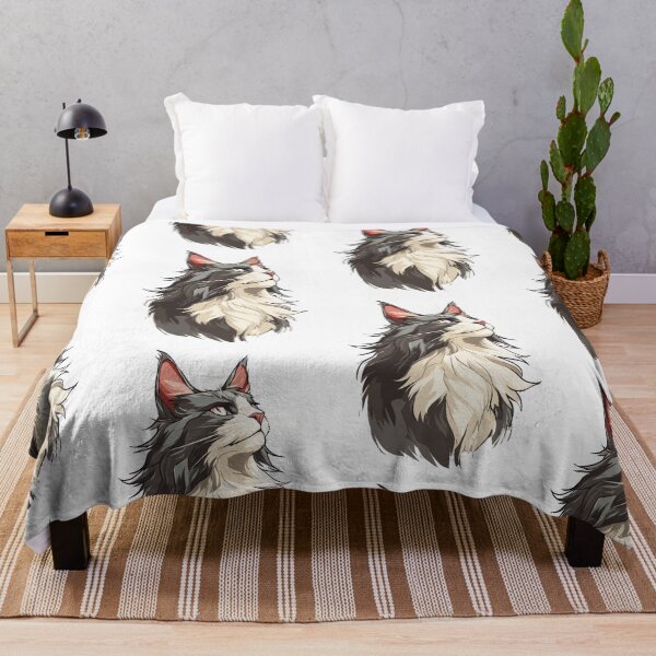 Item preview, Wild Norwegian Forest Cat designed and sold by bapupa.