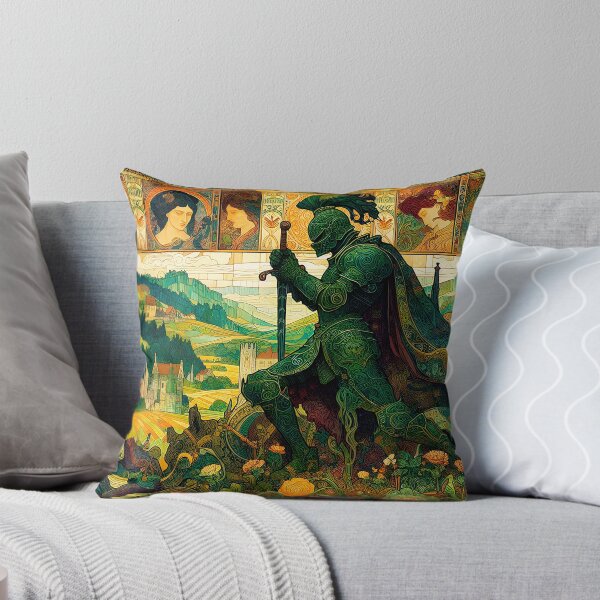 Item preview, The Green Knight | Celtic Fantasy Art for Myth Lovers designed and sold by Stoneflower-Art.