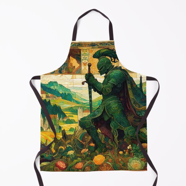 Item preview, El Caballero Verde | Arte de fantasía celta para amantes de los mitos designed and sold by Stoneflower-Art.