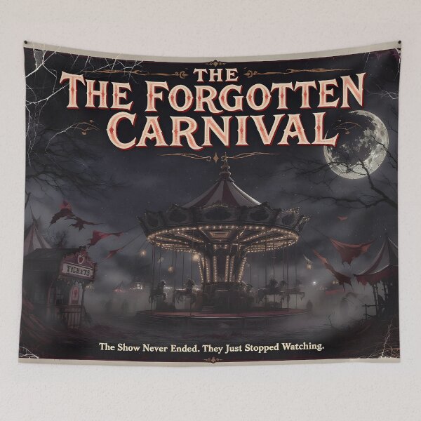 Item preview, The Forgotten Carnival – Fake Horror Movie Poster Art designed and sold by LaLi-Designs.
