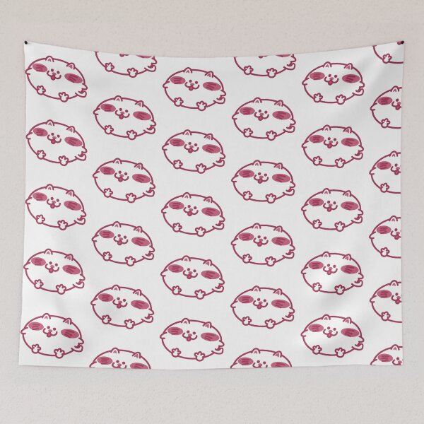Item preview, Cute pink chubby cat designed and sold by KeelinX.