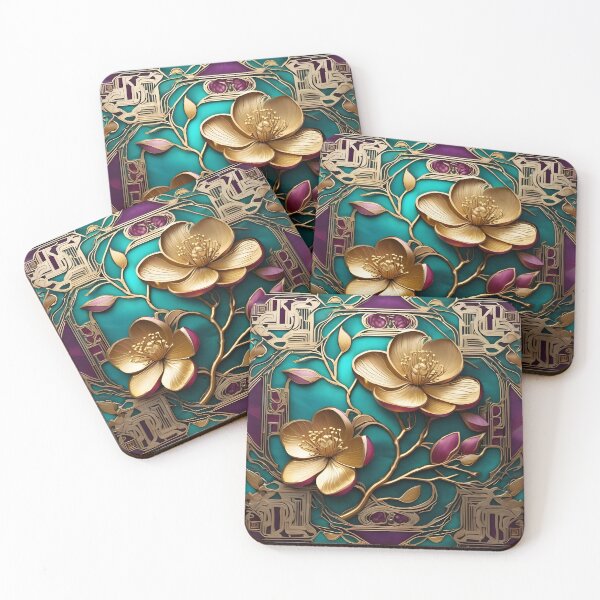 Item preview, Jeweled Flora Mosaic in Thai patternstyle designed and sold by idostudio.