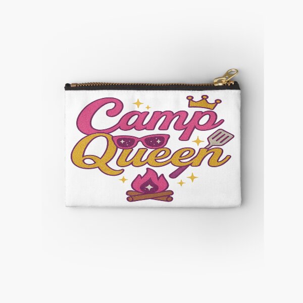 Item preview, Camp Queen – Glam Camping Adventure Typography for Summer & Outdoor Fun designed and sold by Rajasekar.