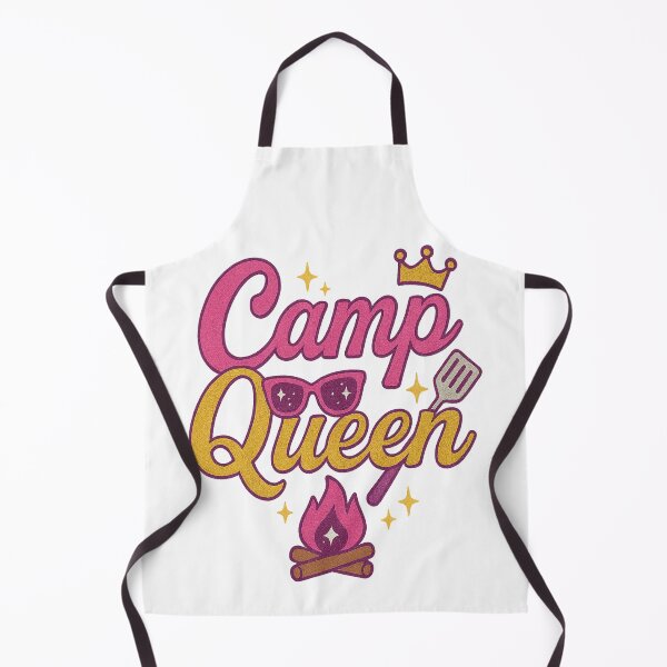 Item preview, Camp Queen – Glam Camping Adventure Typography for Summer & Outdoor Fun designed and sold by Rajasekar.