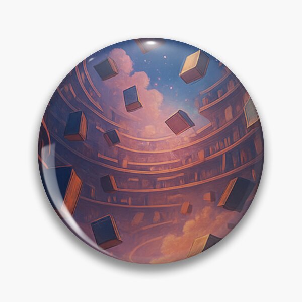 Item preview, The Infinite Library designed and sold by AIUnfiltered.