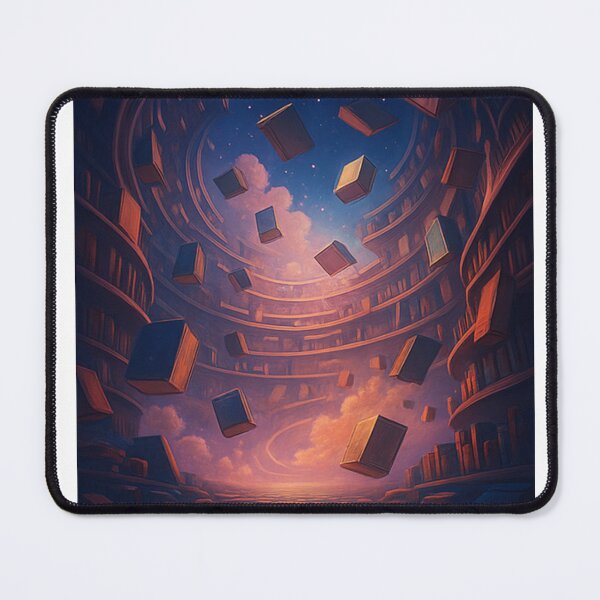 Item preview, The Infinite Library designed and sold by AIUnfiltered.