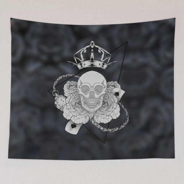 Item preview, Crowned skull designed and sold by Mamie-Tysane.