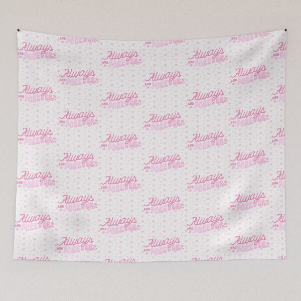 Item preview, "Always and Forever" Cute Motivational Quote designed and sold by Aesthetic St1ckers.