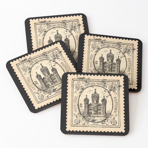 Item preview, Vintage Goth Postage Stamp Dark Academia designed and sold by Jcat7.
