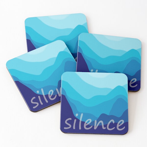 Item preview, Silence In The Mountains Cute Gifts For Fans Of Mountain designed and sold by ZIPsketch.