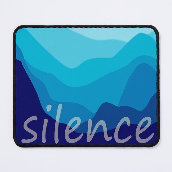 Item preview, Silence In The Mountains Cute Gifts For Fans Of Mountain designed and sold by ZIPsketch.