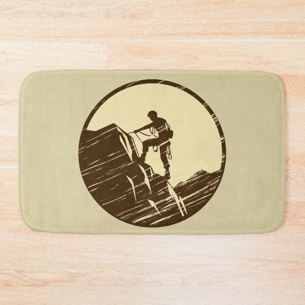 Item preview, vintage climbing - climber on the rocks designed and sold by CypisDesign.