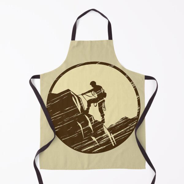 Item preview, vintage climbing - climber on the rocks designed and sold by CypisDesign.