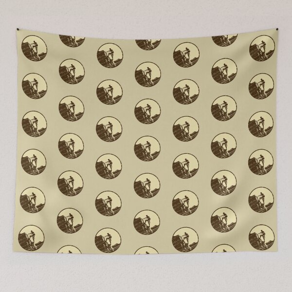 Item preview, vintage climbing - climber on the rocks designed and sold by CypisDesign.