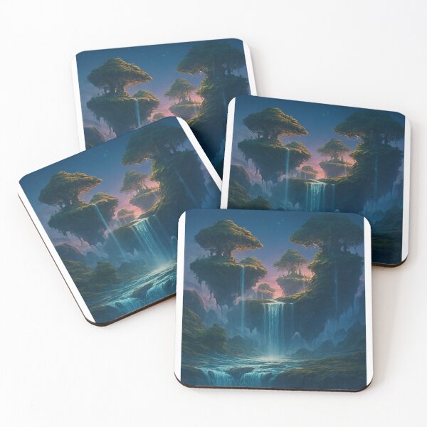 Item preview, Sanctuary Falls designed and sold by AIUnfiltered.