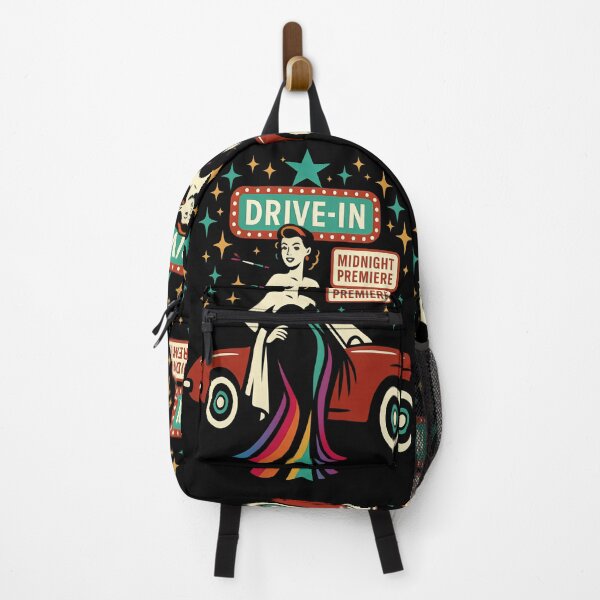 Item preview, Retro Drive-In Rainbow Glamour Premiere Art designed and sold by Shoot-The-Moon.