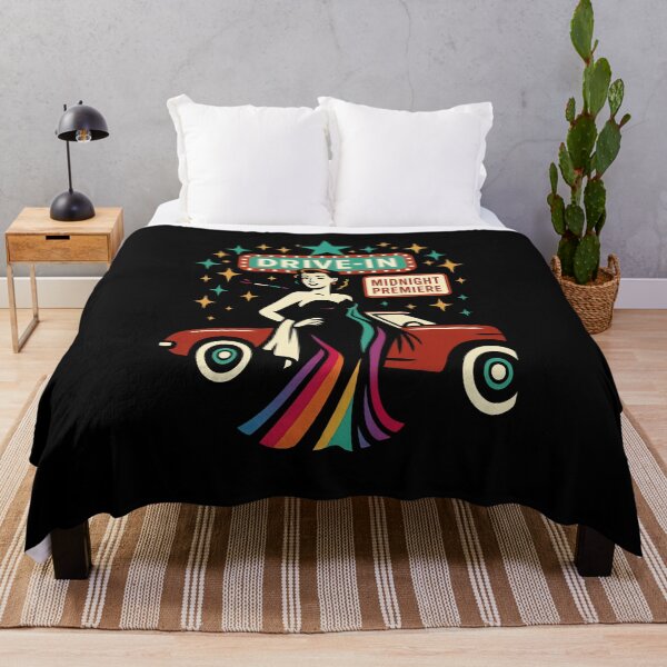 Item preview, Retro Drive-In Rainbow Glamour Premiere Art designed and sold by Shoot-The-Moon.