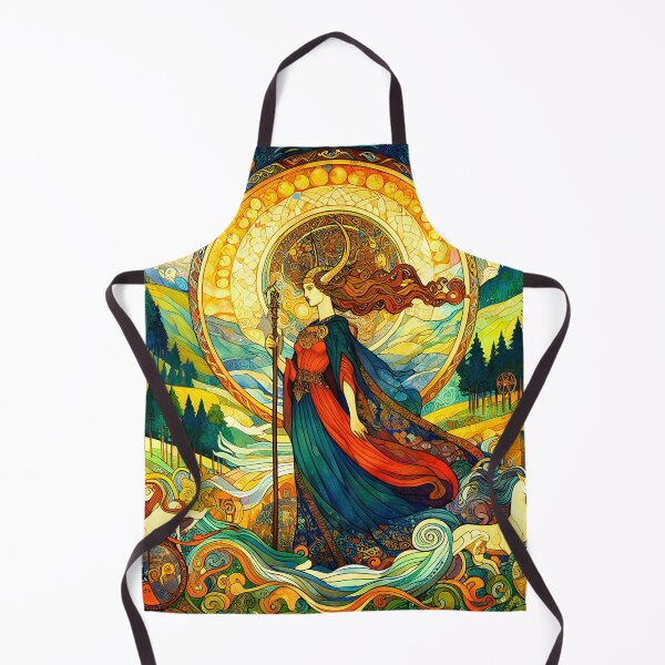 Item preview, Freya in Summer | Norse Goddess of Light, Love, and the Solstice designed and sold by Stoneflower-Art.