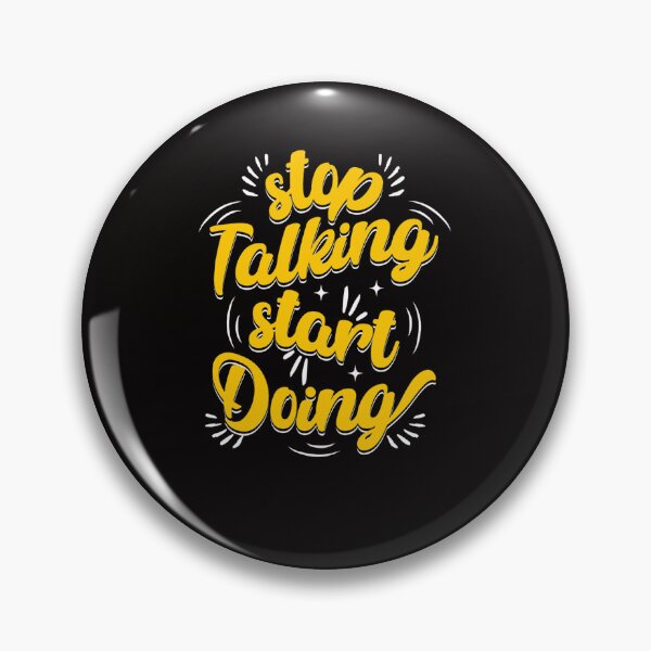 Item preview, stop talking star doing designed and sold by Ratatatts.