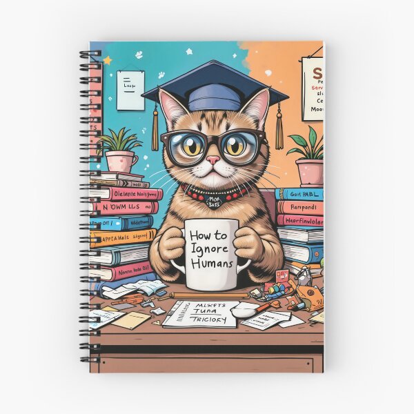 Item preview, Certified Meowchologist – Cat with an Advanced Degree in Sass v1 designed and sold by KriticalDesigns.