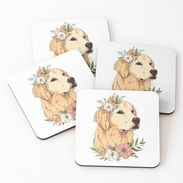 Item preview, Friendly Golden Retriever Dog designed and sold by bapupa.