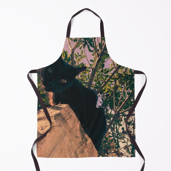 Item preview, Black cat watching from wall designed and sold by Dryft7.