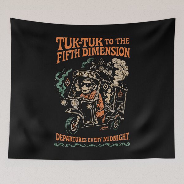 Item preview, Tuk Tuk Cosmic Monkey Ride Bangkok designed and sold by Boogosh.