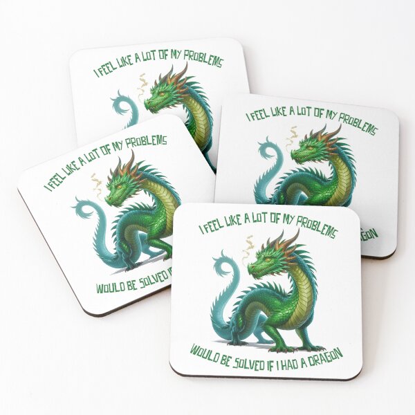 Item preview, I feel like a lot of my problems would be solved if I had a dragon designed and sold by Angry Swan Designs.