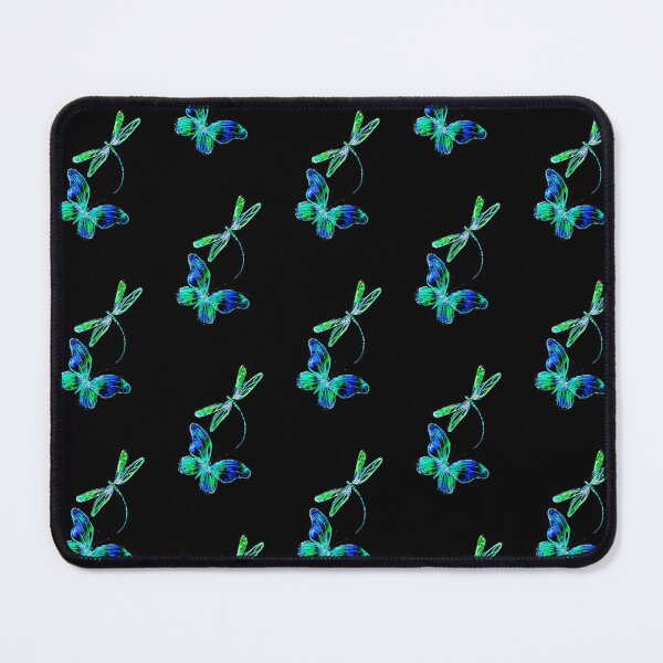 Item preview, Blue Wings on Black designed and sold by Linda Callaghan.
