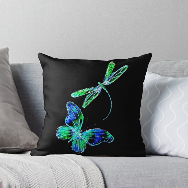 Item preview, Blue Wings on Black designed and sold by Linda Callaghan.