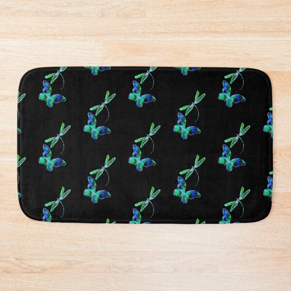 Item preview, Blue Wings on Black designed and sold by Linda Callaghan.