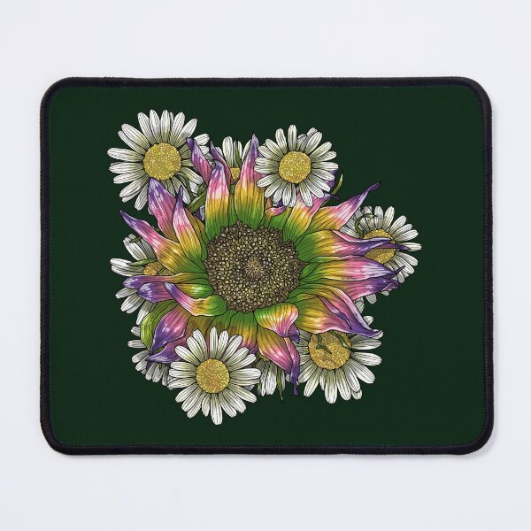Item preview, Sapphic Sunflower and Daisies designed and sold by Art by Veya.