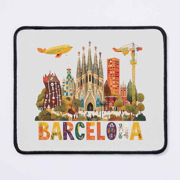Item preview, Barcelona's Iconic Landmarks designed and sold by Aise06.