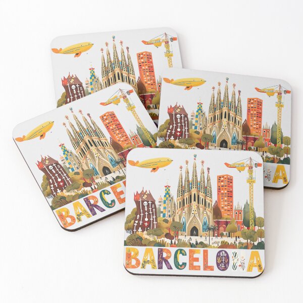 Item preview, Barcelona's Iconic Landmarks designed and sold by Aise06.
