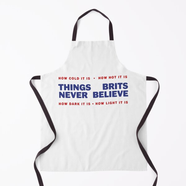 Item preview, Things Brits Never Believe designed and sold by Angry Swan Designs.