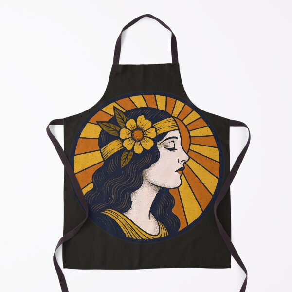 Item preview, Art Nouveau Sun Goddess Vintage Profile Design designed and sold by Shoot-The-Moon.