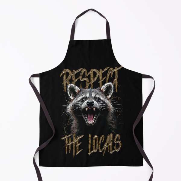 Item preview, Respect The Locals Funny Raccoon Street Cat designed and sold by JRRTs.