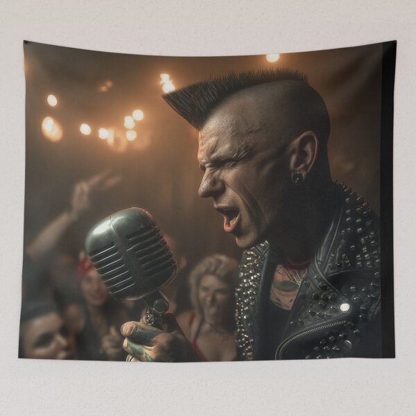 Item preview, Psychobilly/Punkabilly Singer designed and sold by MarkColeImaging.
