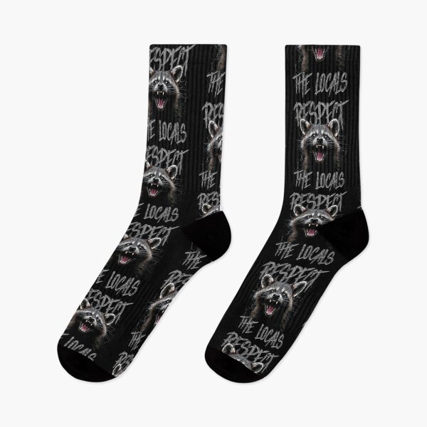 Item preview, Respect The Locals Funny Raccoon Street Cat designed and sold by JRRTs.