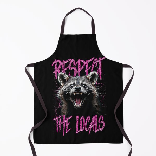 Item preview, Respect The Locals Funny Raccoon Street Cat designed and sold by JRRTs.