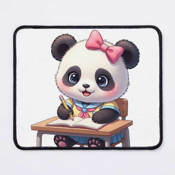 Item preview, Kawaii panda school designed and sold by PanDooVibe.