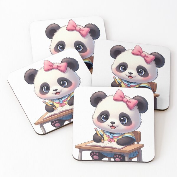Item preview, Kawaii panda school designed and sold by PanDooVibe.