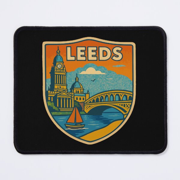 Item preview, Leeds Travel Souvenir Sticker designed and sold by rogue-design.